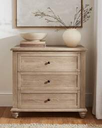 Julipa Imogen Small Chest of Drawers Grey OAK - Julipa - thumbnail 1