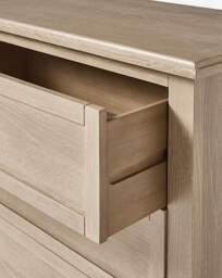 Julipa Imogen Small Chest of Drawers Grey OAK - Julipa - thumbnail 2
