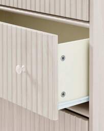 Julipa Latimer Sml Chest Drawers White Wash - Julipa - thumbnail 2