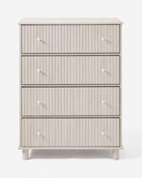 Julipa Latimer Sml Chest Drawers White Wash - Julipa - thumbnail 3