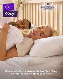 Slumberdown SS Cosy Nights 4 Pack White - Slumberdown - Size: PACK 4 - thumbnail 3
