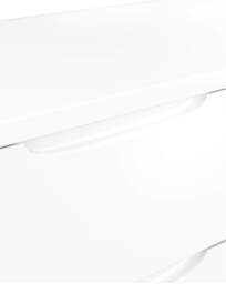 Sorrento Assembled Gloss Large Sideboard White - One Call - thumbnail 5