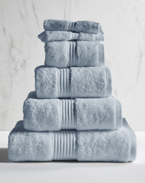 Egyptian Cotton 600gsm Towel Chambray Chambray - JD Williams - Size: Pair Face Cloths - image 1