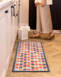 My Mat Indoor My Retro Clover Runner Multi - JD Williams - Size: 50X150 - thumbnail 3