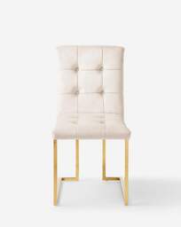 Joanna Hope Fallon Pair of Dining Chairs Champagne/Gold - Joanna Hope - thumbnail 3