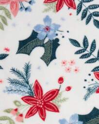 Noelle Christmas Floral Fleece Throw Multi - JD Williams - thumbnail 2