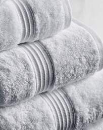 Egyptian Cotton 600gsm Towel Silver Grey Silver Grey - JD Williams - Size: Pair Face Cloths - thumbnail 4