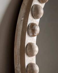 Gallery Arch Leaner Mirror Natural - Gallery Direct - thumbnail 2