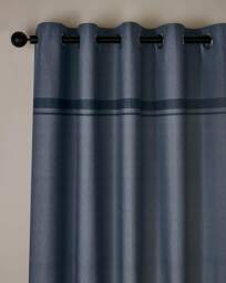 Catherine Lansfield Melville Curtains Navy - Catherine Lansfield - Size: 168 x 183cm - thumbnail 4