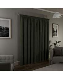 Dallas Blackout Thermal Curtains Green - Enhanced Living - Size: 117 x 137cm - thumbnail 5