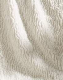 Cath L Textured Wave Fur Throw Cream - Catherine Lansfield - Size: 150X200 - thumbnail 2