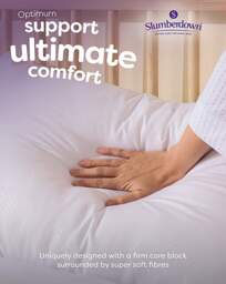 Slumberdown Duvet+2 Support Pillows White - Slumberdown - Size: DOUBLE - thumbnail 3