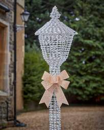 Three Kings Silver Lamp Post Light 150cm Silver - Smart Garden - thumbnail 4