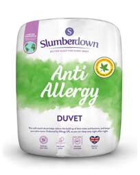 Slumberdown Anti Allergy 4.5 Tog Duvet White - Slumberdown - Size: SINGLE - thumbnail 1