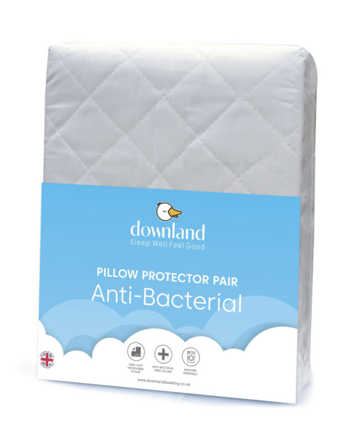Anti-Bacterial Pillow Protectors - At Home Collection - Size: PAIR - image 1