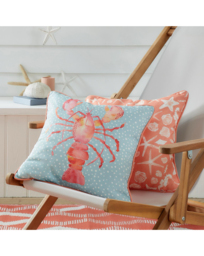 Fusion Lobster Outdoor Filled Cushion Orange - Fusion
