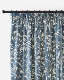 Sundour Aviary Tape Top Curtains Bluebell - Sundour - Size: 117 x 137cm - thumbnail 3