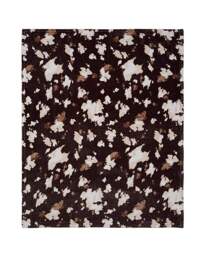 Fusion Cow Print Fleece Throw Chocolate - Fusion - Size: 120X150 - thumbnail 4