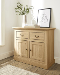 Julipa Ashford 2 Door 2 Drawer Sideboard OAK Effect - Julipa - thumbnail 1