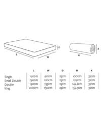 Jay-Be Bamboo 2000 Pocket Mattress - Jay-Be - Size: SINGLE - thumbnail 5