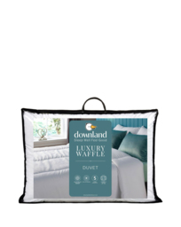 Downland Luxury Waffle 10.5 Tog Duvet White - Downland - Size: DOUBLE