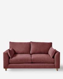 Harlequin Chenille 3 Seater Sofa Plum - JD Williams - thumbnail 2