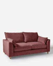 Harlequin Chenille 3 Seater Sofa Plum - JD Williams - thumbnail 3