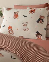 CL Scare Bears Duvet Cover Set Cream - Catherine Lansfield - Size: SINGLE - thumbnail 3