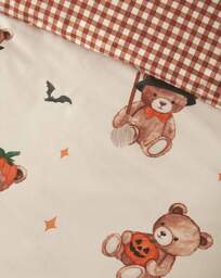 CL Scare Bears Duvet Cover Set Cream - Catherine Lansfield - Size: SINGLE - thumbnail 4
