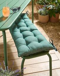 Elora Floral Outdoor Bench Cushion Green - JD Williams - thumbnail 2