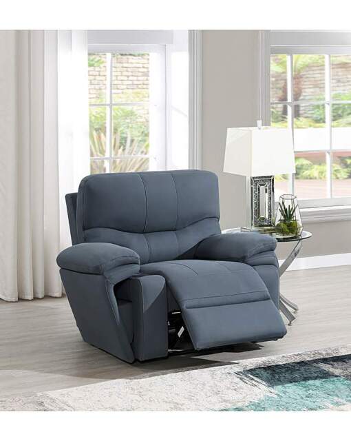 Hindley Power Recliner Chair Blue - JD Williams - image 1
