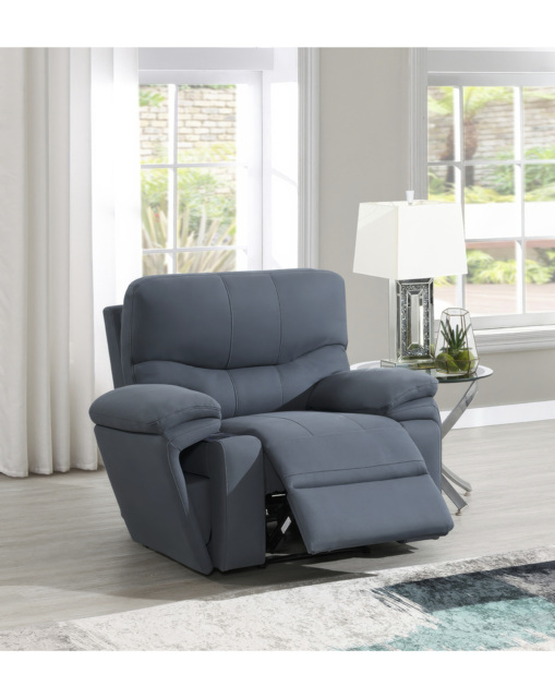 Hindley Power Recliner Chair Blue - JD Williams - image 1
