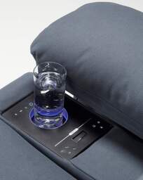 Hindley Power Recliner Chair Blue - JD Williams - thumbnail 5