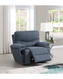 Hindley Power Recliner Chair Blue - JD Williams - thumbnail 1