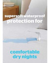 Silentnight Towelling Mattress Protector White - Silentnight - Size: SINGLE - thumbnail 2