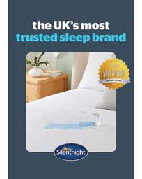 Silentnight Towelling Mattress Protector White - Silentnight - Size: SINGLE - thumbnail 4