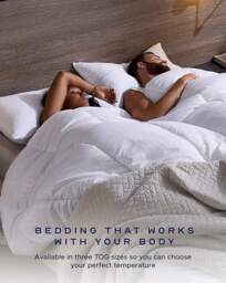 Snuggledown Duvet+2 Medium Pillows White - Snuggledown - Size: SINGLE - thumbnail 4