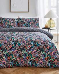 Betsy Bright Paisley Duvet Cover Set Multi - JD Williams - Size: SINGLE - thumbnail 1