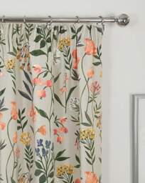 Sundour Meadow Pencil Pleat Curtains Multi - Sundour - Size: 117 x 137cm - thumbnail 2