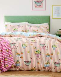 Fusion Summer Fruits Throw Pink - Fusion - Size: 120X150 - thumbnail 5