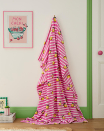 Fusion Summer Fruits Throw Pink - Fusion - Size: 120X150