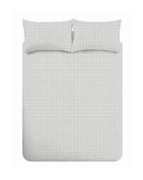 CL Bamford Gingham Check Duvet Set GRN Green - Catherine Lansfield - Size: SINGLE - thumbnail 5