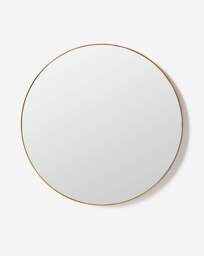 Gold Round Wall Mirror Gold - JD Williams - thumbnail 3