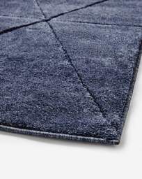 Sara Carved Triangle Rug Navy - Homemaker - Size: 80X150 - thumbnail 4