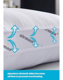 Silentnight 2 Pack Airmax Support Pillow White - Silentnight - Size: PAIR - thumbnail 2