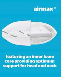 Silentnight 2 Pack Airmax Support Pillow White - Silentnight - Size: PAIR - thumbnail 3