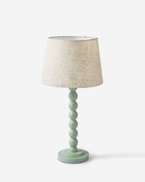 Julipa Elsie Bobbin Table Lamp Green - Julipa - thumbnail 3