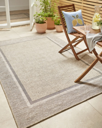 Outdoor Rug - Summer Flatweave Natural - Homemaker - Size: 120X170
