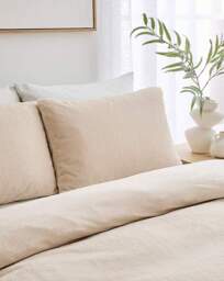 Luxe Faux Fur Duvet Cover Set Cream - JD Williams - Size: SINGLE - thumbnail 2