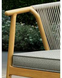Charles Bentley Rope Weave Bistro Set Grey - Charles Bentley - thumbnail 2